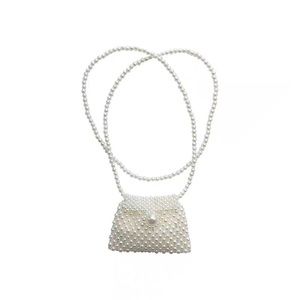 Woven beads vintage bag